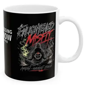 Enlightened MisFit-Support Choice Mug - Perfect for Daily Use, Ideal for Coffee and Tea, Durable and Stylish Design