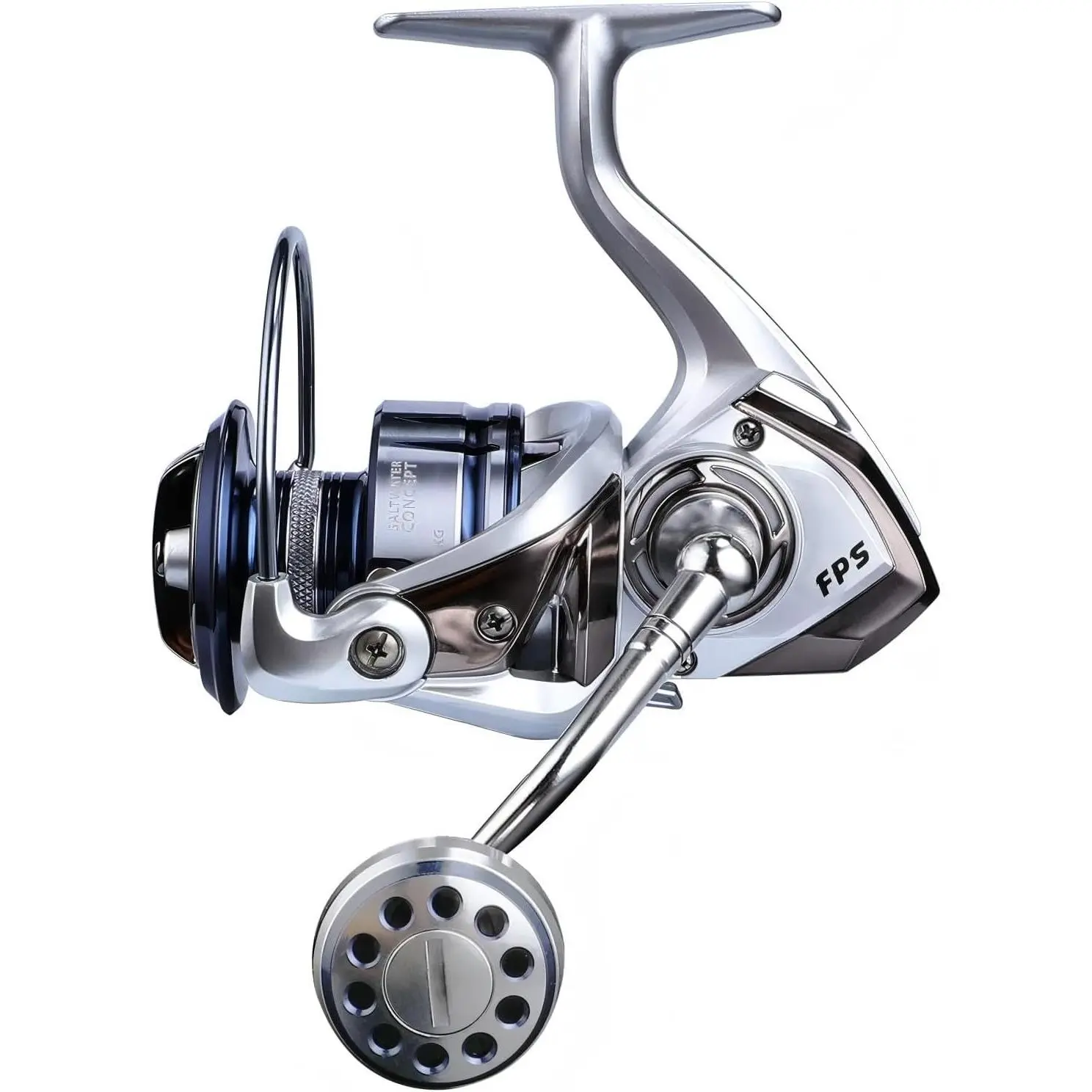 Saltwater Spinning Reel 13+1BB Ultra Smooth Saltwater Fishing Reel Powerful Carbon Drag CNC Aluminum Spool & Handle