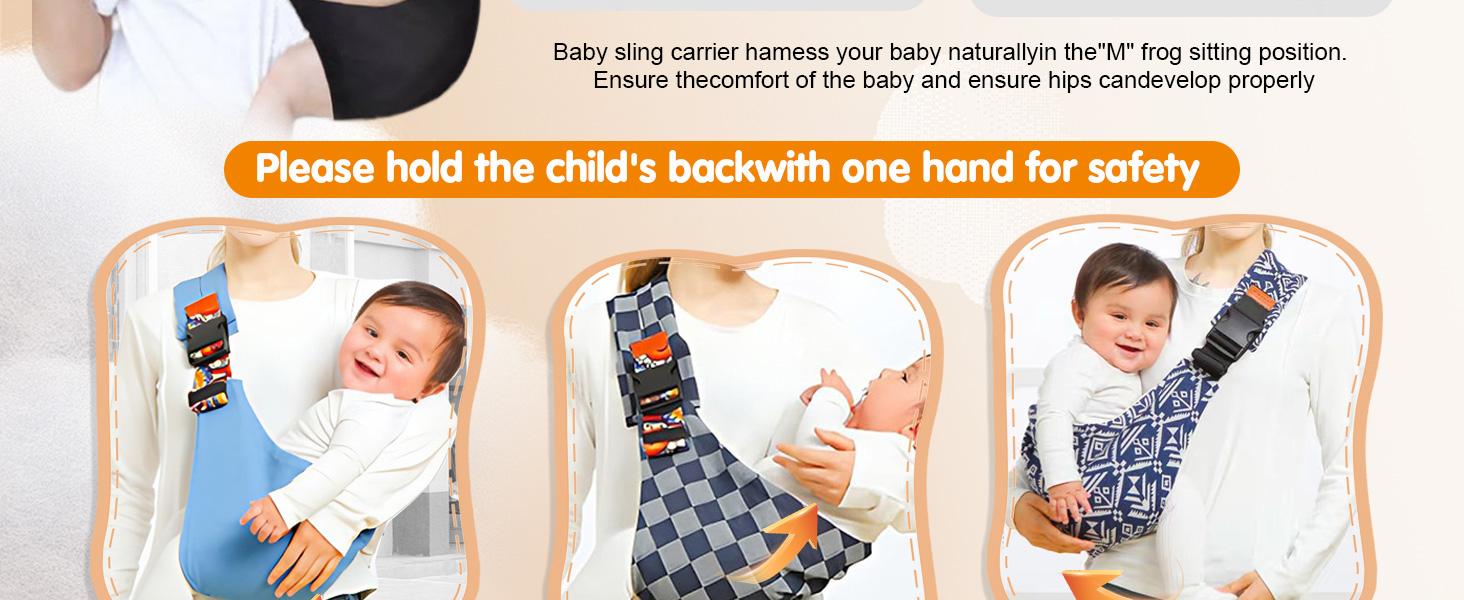 Portable Baby Sling Carrier, Lightweight Toddler Carrier, Travel Non-Slip Hip Seat Carrying 10-30lbs, Suitable for Outdoor Shopping Camping Hiking Travel Vacation Trip & Miami Beach Party, Mother's Day Gifts, Beach Day Essentials, Beachlife Music Festival