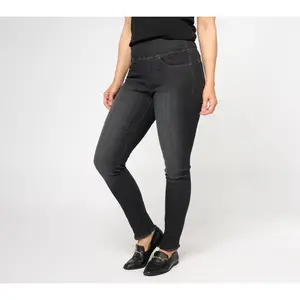 Belle by Kim Gravel Petite Primabelle Frayed Jeggings