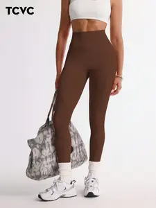 Women's Solid High-Waisted Compression Pants, Stretchy Workout Leggings, High Rise Leggings, Shapewear for Yoga and Sports, Indoor Outdoor Activity
