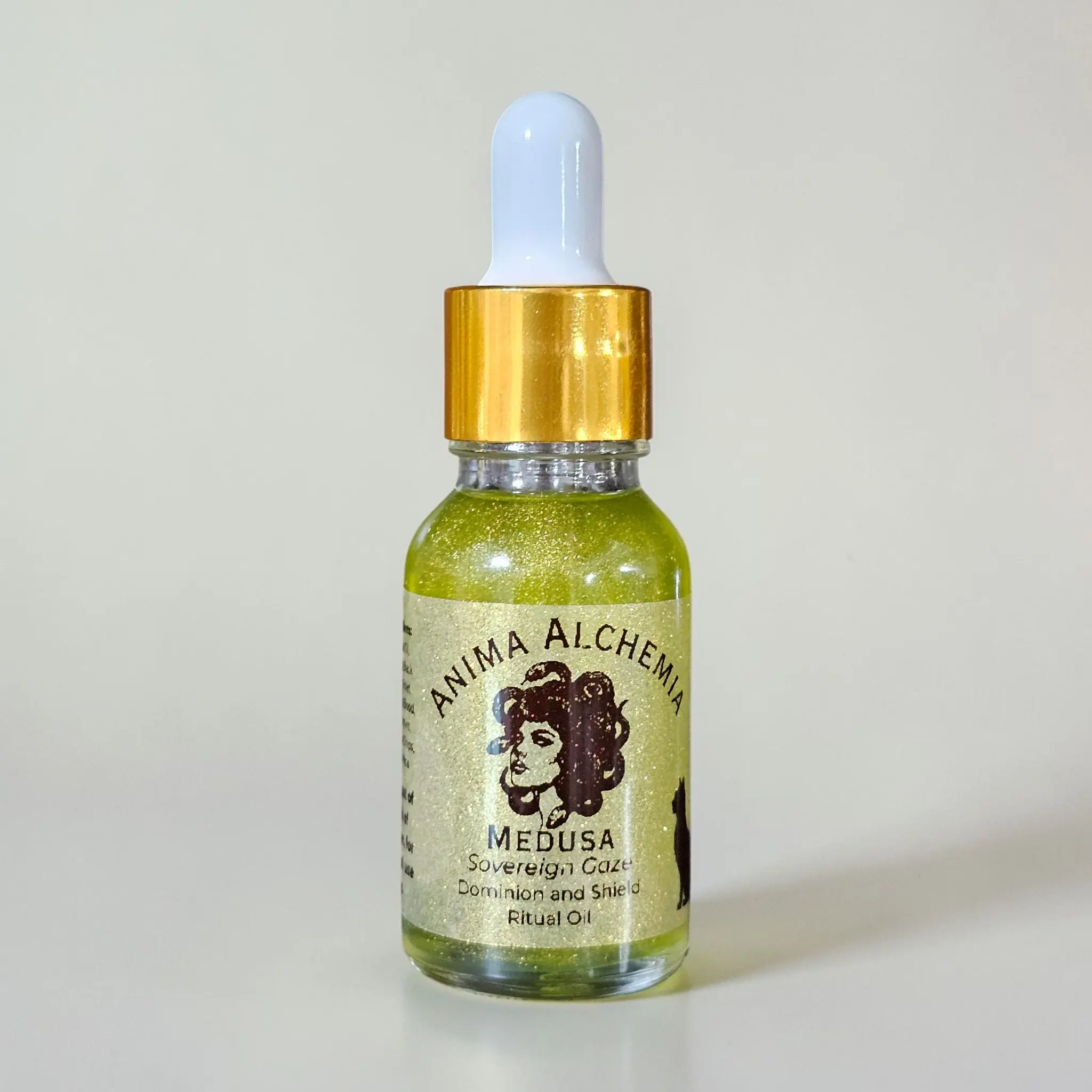 Anima Alchemia Medusa Ritual Anointing Oil, 15ml Home Fragrance Scented Oil for Protection, Sovereignty, Power & Shielding