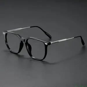 Ultra-Light TR90 Anti Blue Light Glasses, Trendy Square Non-Prescription Computer Eyewear, Eye Strain Relief for Screen Time, Unisex Glasses for Work, Study, Party & Outdoor Activities