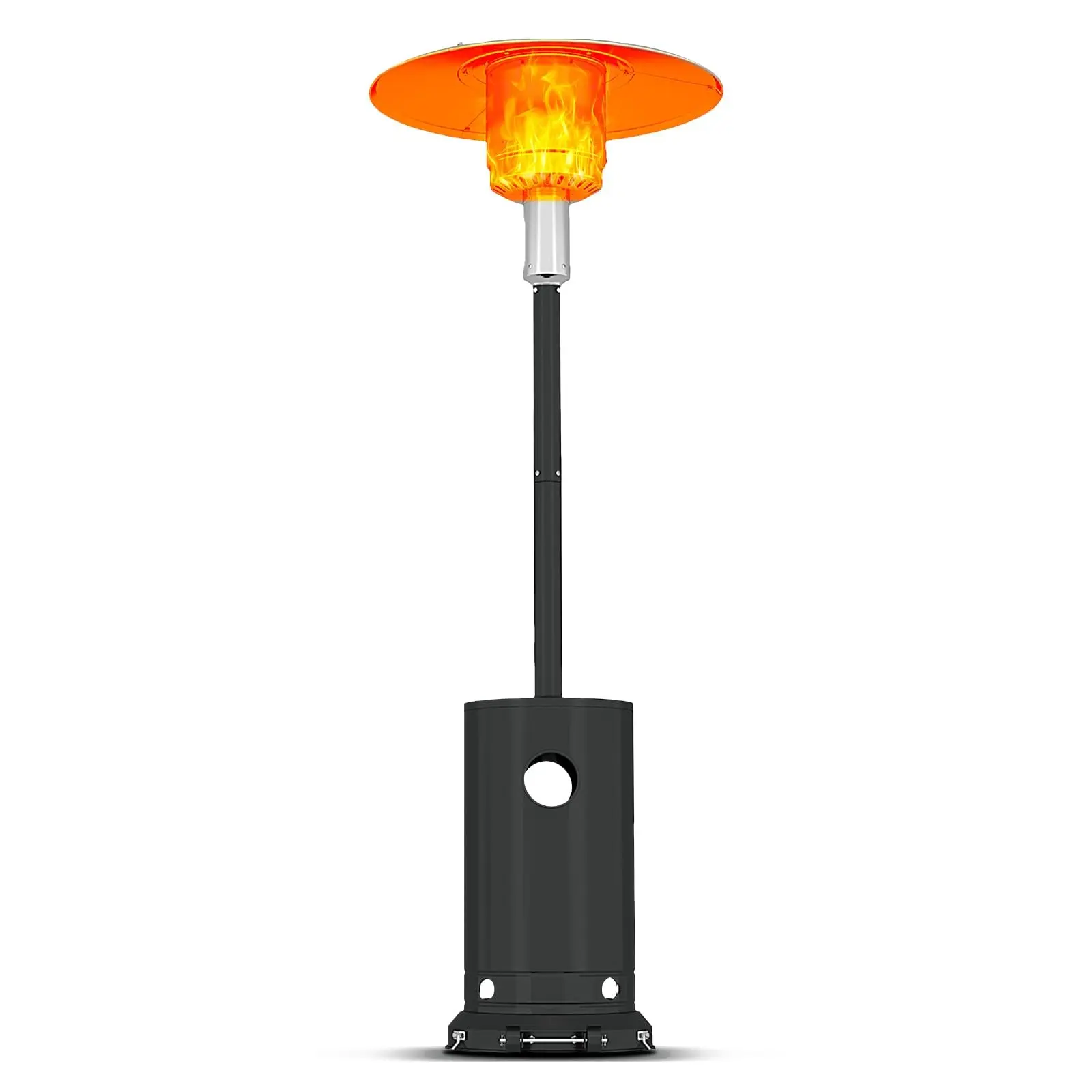 GARVEE Outdoor Patio Heater,48,000 Portable Double-Layer Stainless Steel Burner  with Patio Cover,for Backyard, Garden, Patio, Porch and Pool,Bronze