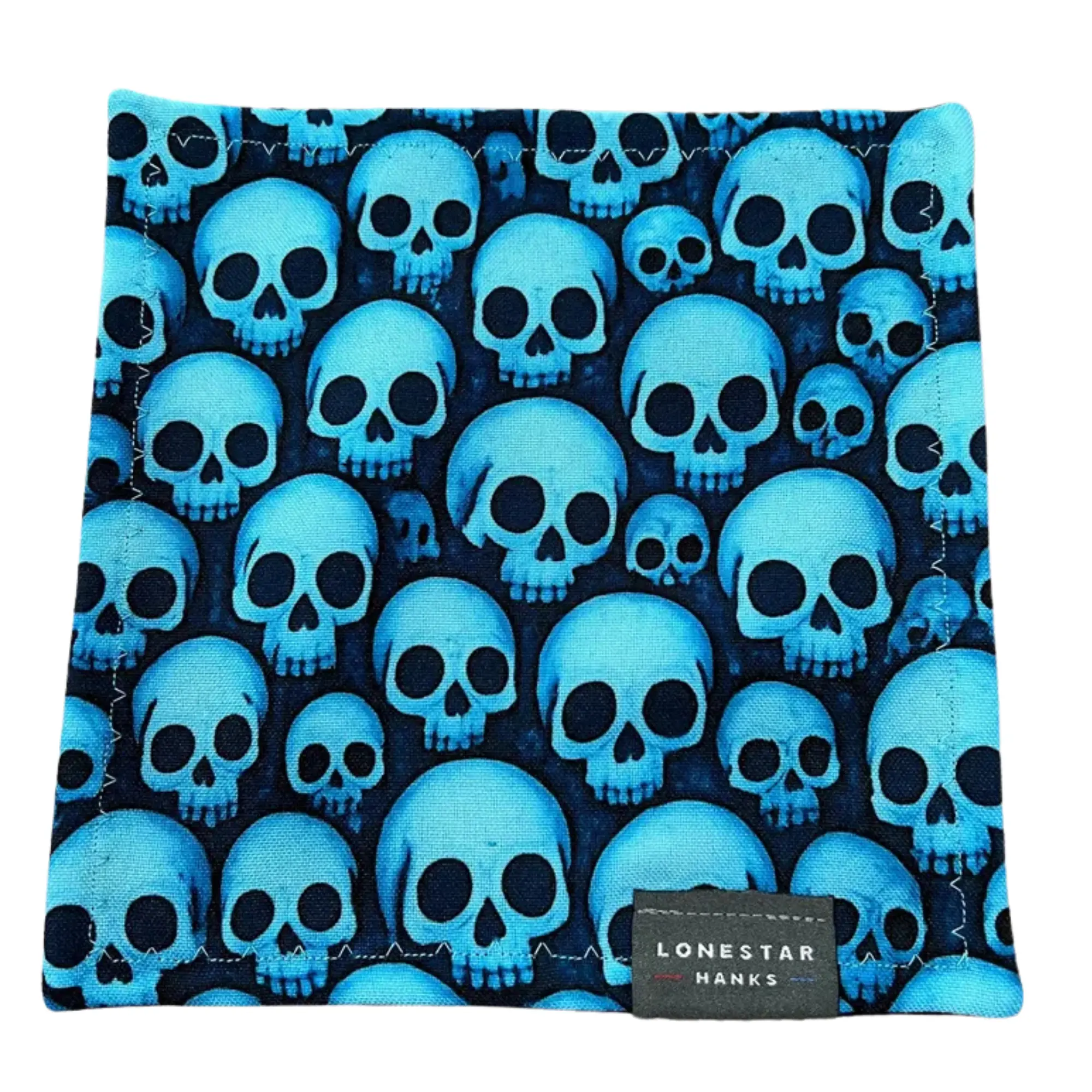 Blue Skulls EDC Microfiber Hank