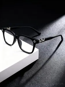 Classic Flat Lenses Glasses, Elegant High Intelligence Style, Unisex Tr Durable Frame, Stylish Square Frames, Ultra-Light for Work & Daily Use, Lightweight Glasses