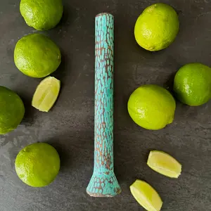 Mexican Handmade Copper Cocktail Muddler - Emerald Set Utensils