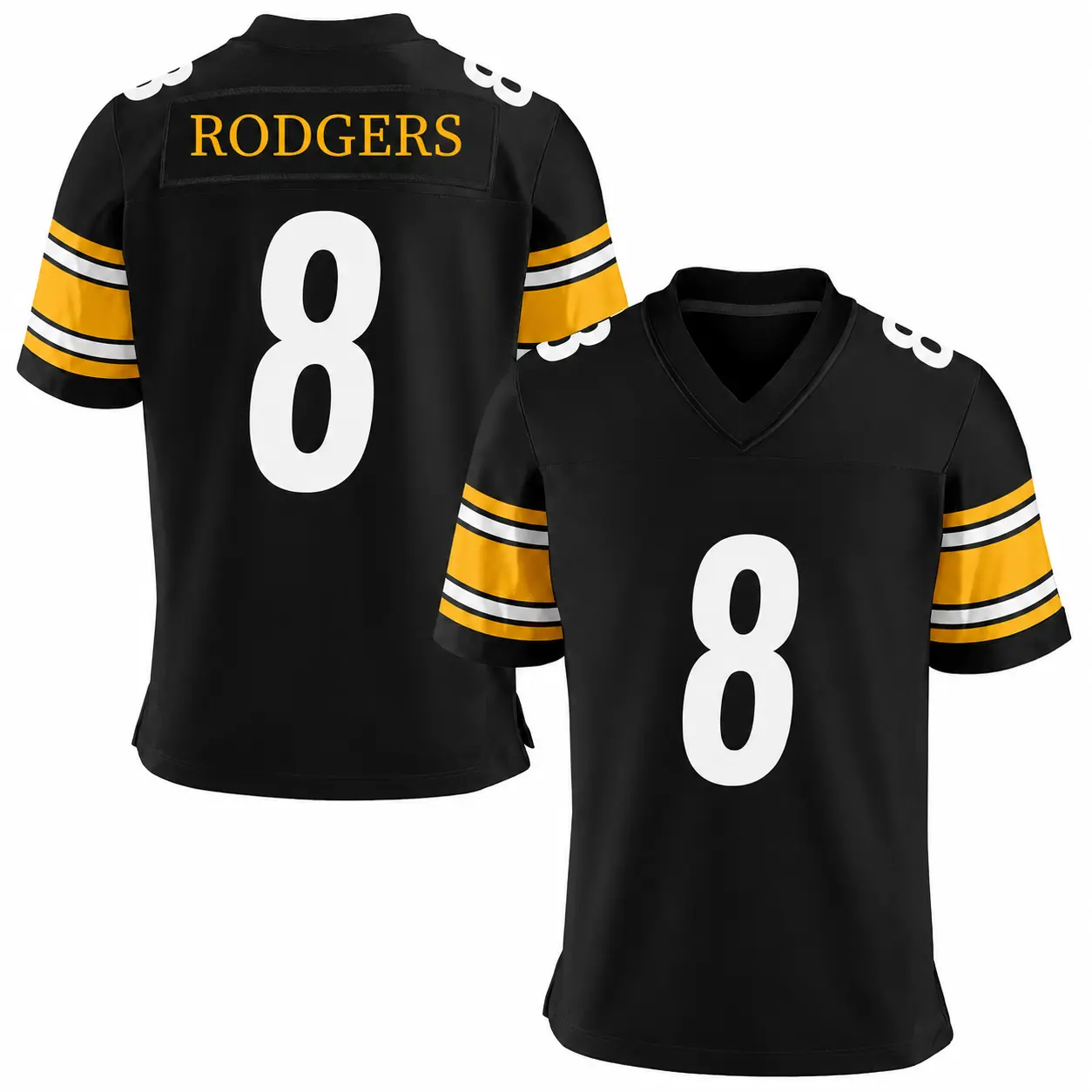 Steele City Football Jersey, Aaron Rodgers 8 TJ Watt 90 Football Jersey, Game Day Jersey, Retro Sports Style Unisex Gift, Sunday Football Shirt, Game Day Outfit