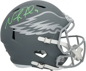 Nick Foles Philadelphia Eagles Autographed Riddell Slate Speed Replica Helmet - Fanatics Authentic Certified