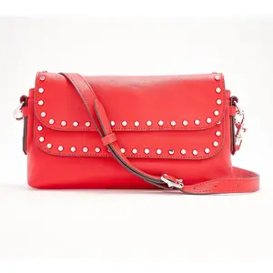 Aimee Kestenberg Leather Bowery Flap Crossbody with Studs