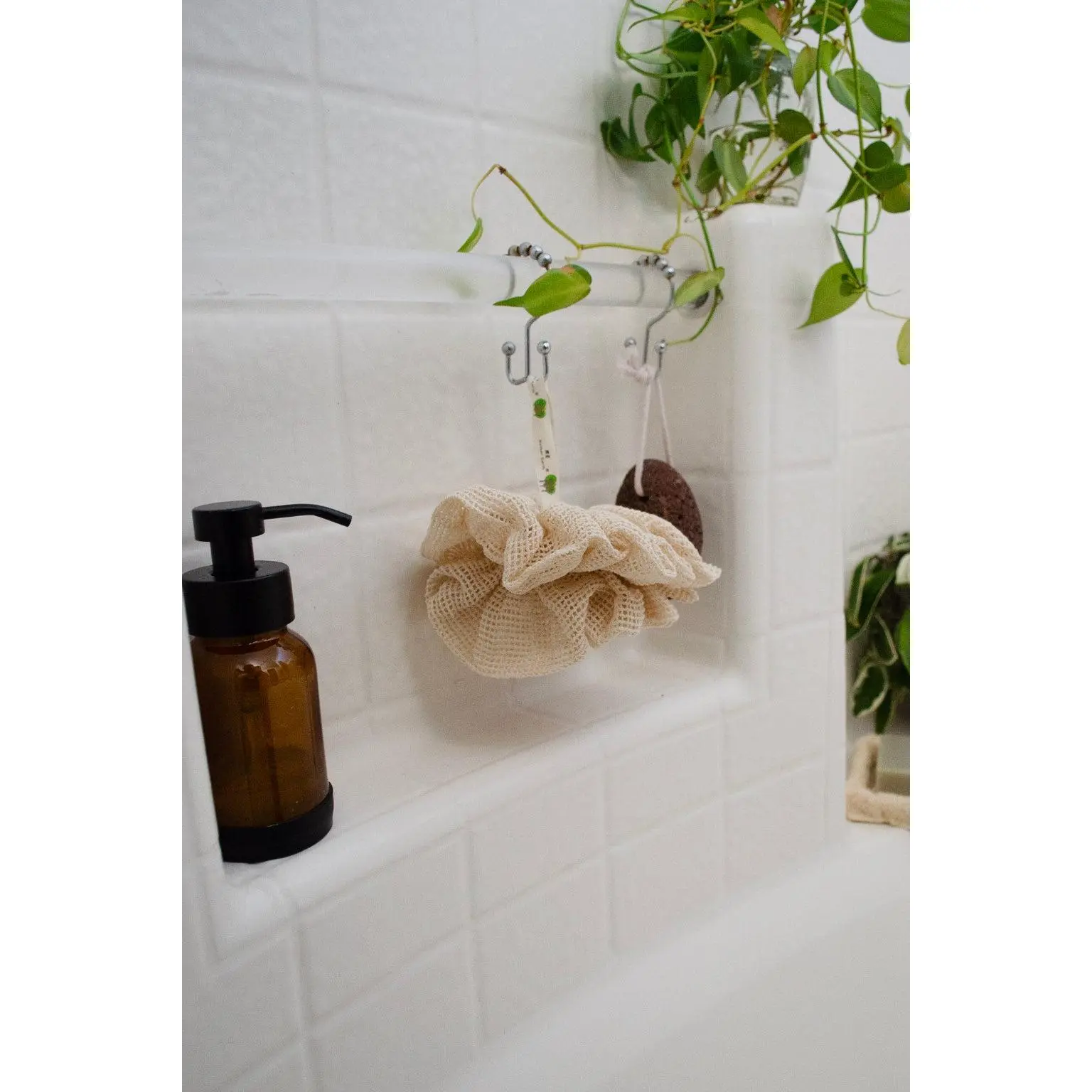 Reusable Cotton Shower Pouf