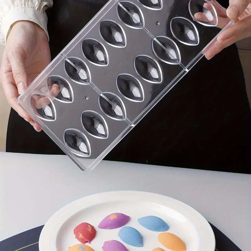 1pc Water Drop Shape Chocolate Mold - Easy to Use and Durable PC Polycarbonate Chocolate Making Mould