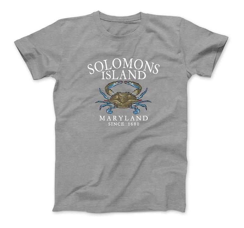 Solomons Island Maryland Blue Claw Crab Since 1680 White Premium T-Shirt