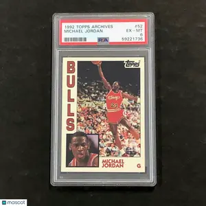 1992 Topps Archives #52 Michael Jordan PSA 6 EX-MT Bulls