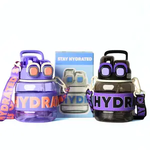 Kids Water Bottle 760mL – Leak-Proof BPA-Free Bottle with Strap | Stylish Reusable Washable Portable Drinkware Cup, Mug & Tumbler for School & Travel