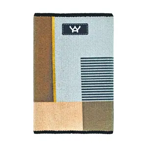 212 MAIN Color Blocking Slim Wallet - Minimalist, Eco Elastic, RFID-Safe Front Pocket Wallet for Men's Daily Use