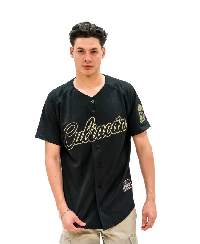 CULIACAN BLACK BASEBALL JERSEY