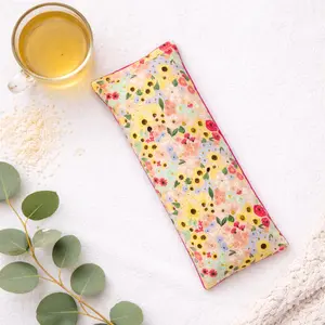 Microwavable Eye Pillow - 4" x 9" Flaxseed Hot & Cold Pack | Whiffy