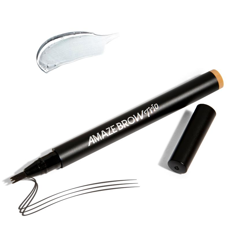 MasterGlam - Amaze Brow - Trio | Tinted Peptide Serum Brow Growth Pen for Thicker Brows Makeup Cosmetic