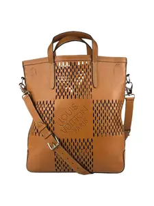Pre-owned na Tote Bags Louis Vuitton Cognac Damier Nomade Oversized Tote
