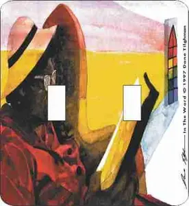 In The Word Double Switch Plate (African American Double Switch Plate)