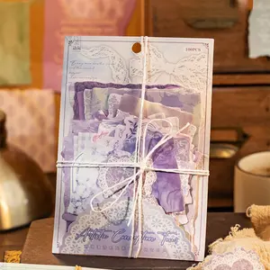 100 Sheets/pack Mood Wanderlust Series Paper, Artistic Style Journal Inner Pages, Creative Collage Background Paper, Scrapbook Page, DIY Diary Book Decoration
