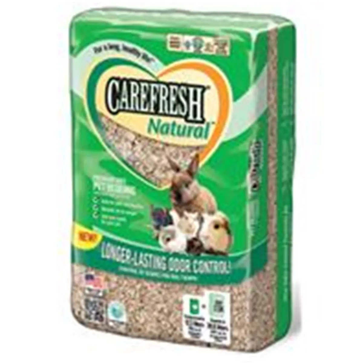 212 MAIN Natural Premium Soft Pet Bedding - Healthy Carefresh Cellulose Fiber Litter Bedding for Dogs & Cats, Natural Look, Absorbent, Odor Control