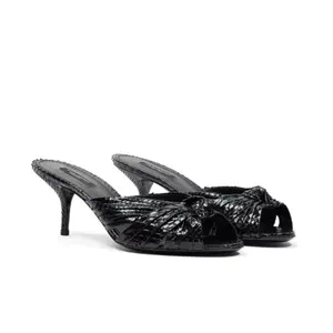 Dolce & Gabbana Python Leather Mules Size 38.5