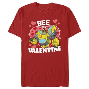 Men's Transformers Bumblebee Bee My Valentine T-Shirt
