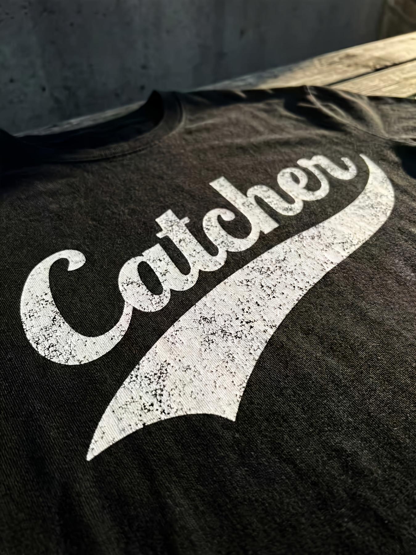 Funny Catcher Gay Pride T-Shirt |   Comfortable, Printed, Stylish, 220G, Casual Crew Neck, Slight Stretch Fabric, Short Sleeve, Flared Hem, All-Season