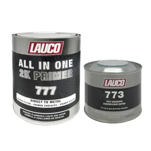 All In One Direct To Metal 2K Urethane Primer Surfacer (4:1) 1 Liter & 1 Fast 8oz Can Activator KIT, Filling Power, Gloss Boost