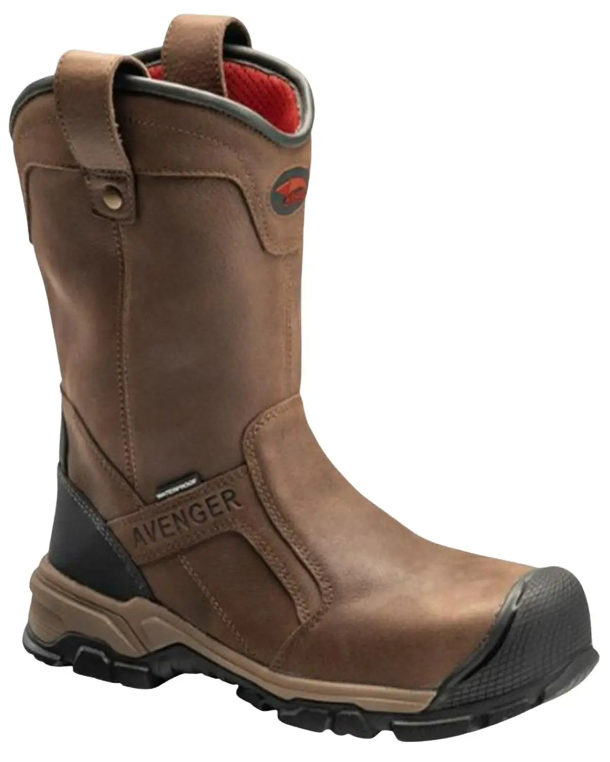 Avenger Men's Men'S Ripsaw Waterproof Pr Pull On Work Boot Aluminum - 7830