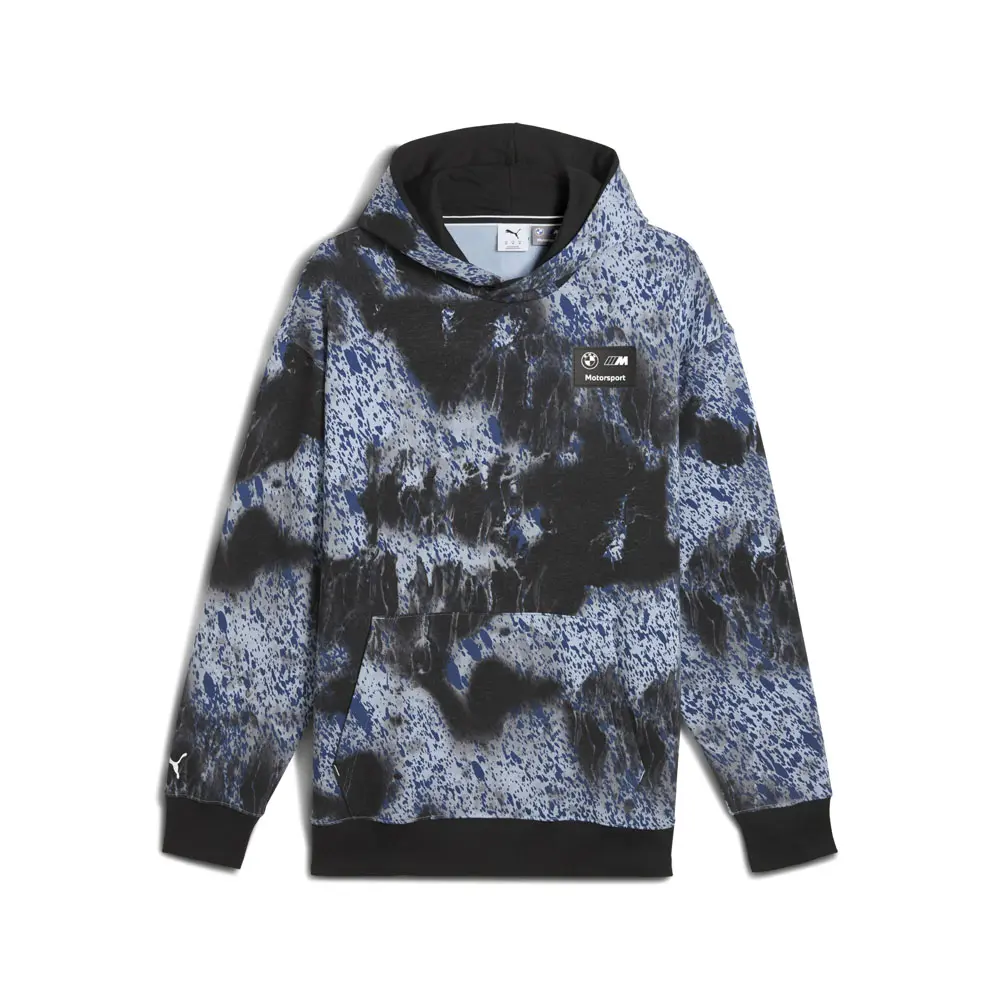 PUMA Mens Bmw M Motorsport Colorsplash Graphic Hoodie Casual Outerwear Casual - Black