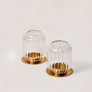 Kira Glass Lantern - set of 2