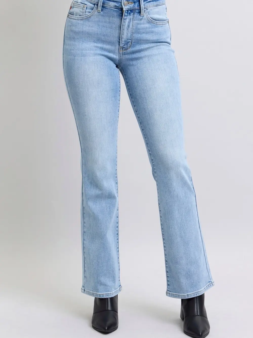 Judy Blue Mid Rise Thermal Bootcut Jeans