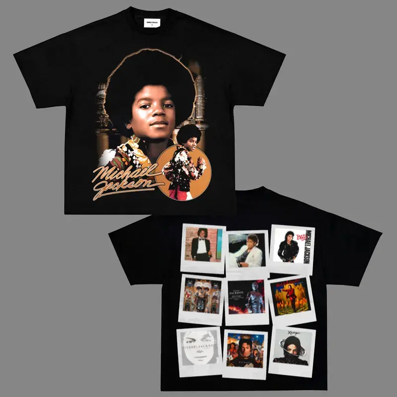 Michael Jackson Vintage Collage Shirt, Jackson 5 Era Graphic Tee, King of Pop Retro T-Shirt, MJ Streetwear, michaeljackson, kingofpop, mj, y2kfashion, retrostyle, oversizedtee, popculture, ootd, trending, fashiontiktok