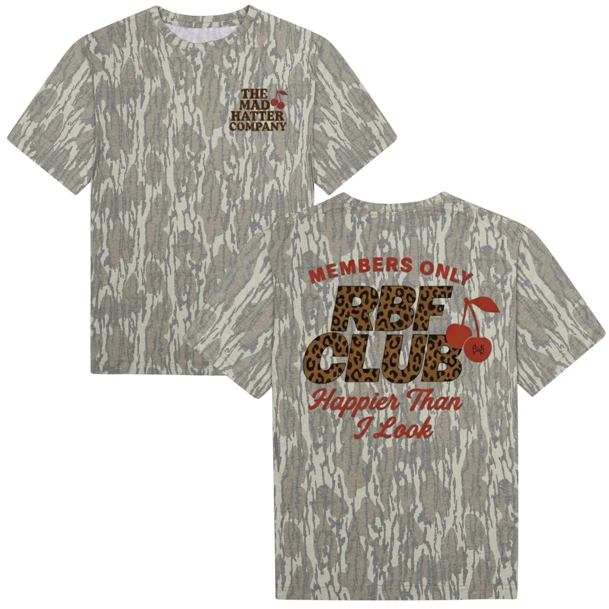 RBF Club MHC Mossy Oak Bottomland Camo T-Shirt, 3D camo T-Shirt, Hunting T-Shirt, Gift For Him, Gift For Father, T-Shirt 2026