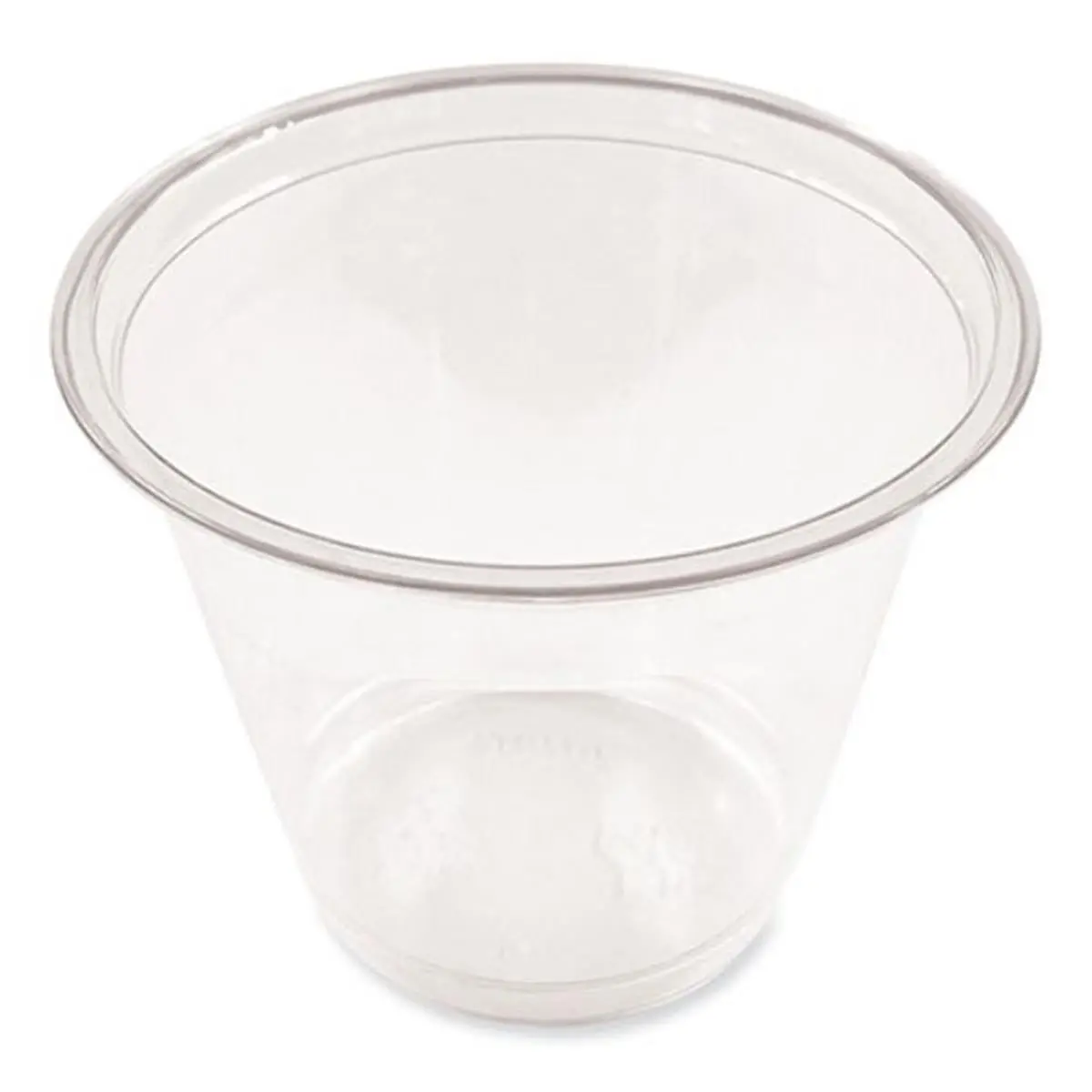 212 MAIN Shatterproof Plastic Disposable Cups - 50-Count Pack, 9 oz Transparent Cups for Pet Cold Drinks, Wedding & Family Home Supplies