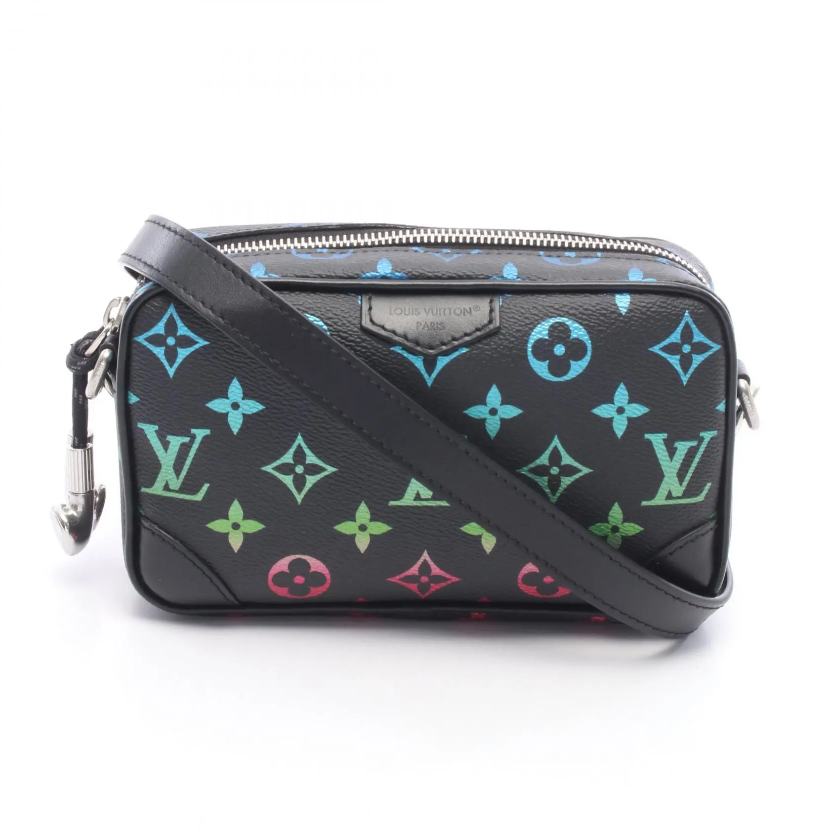 Pre-owned Louis Vuitton Canvas Shoulder Bags Trocadero Wearable Wallet Monogram Iridescent Coated Shoulder Bag