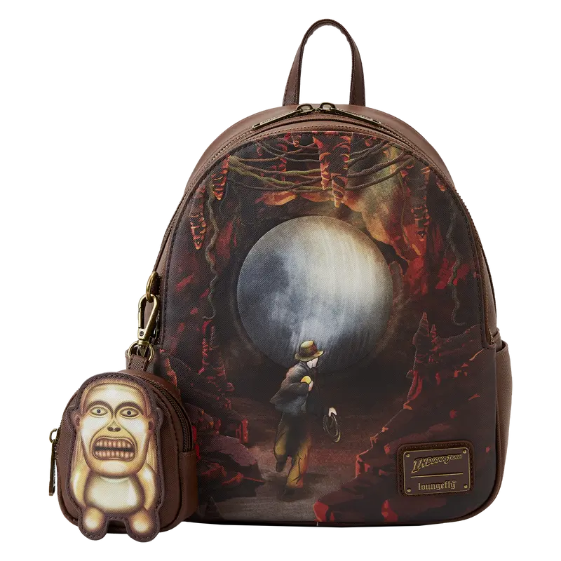 Loungefly Indiana Jones Raiders of the Lost Ark Mini Backpack with Coin Purse