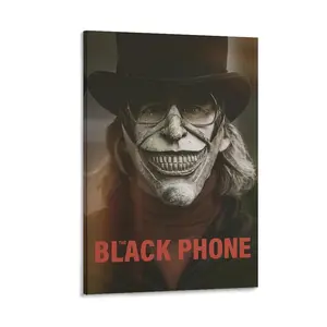 The Black Phone Horror Movie Canvas Poster. Wall Art Print. Modern Family Decor. Adds Spookiness. Canvas Poster Bedroom Decor Sports Landscape Office Room Decor Gift Frames Ornaments Artistic Decoration