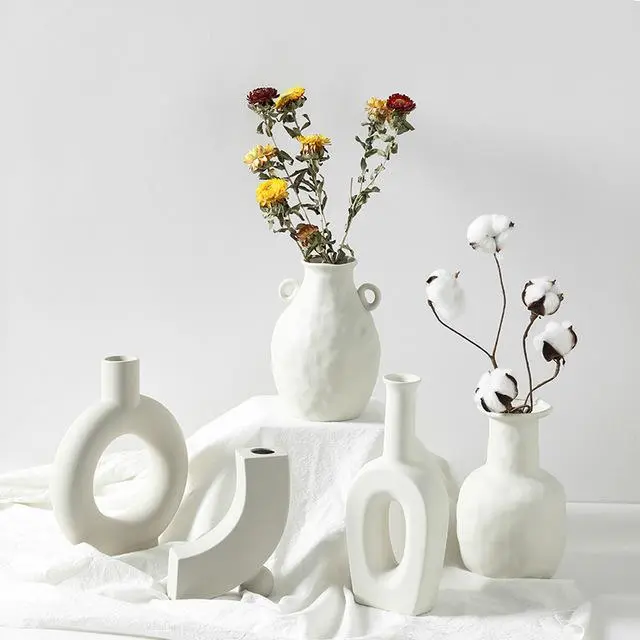 Nordic decoration ceramic vase Ornaments