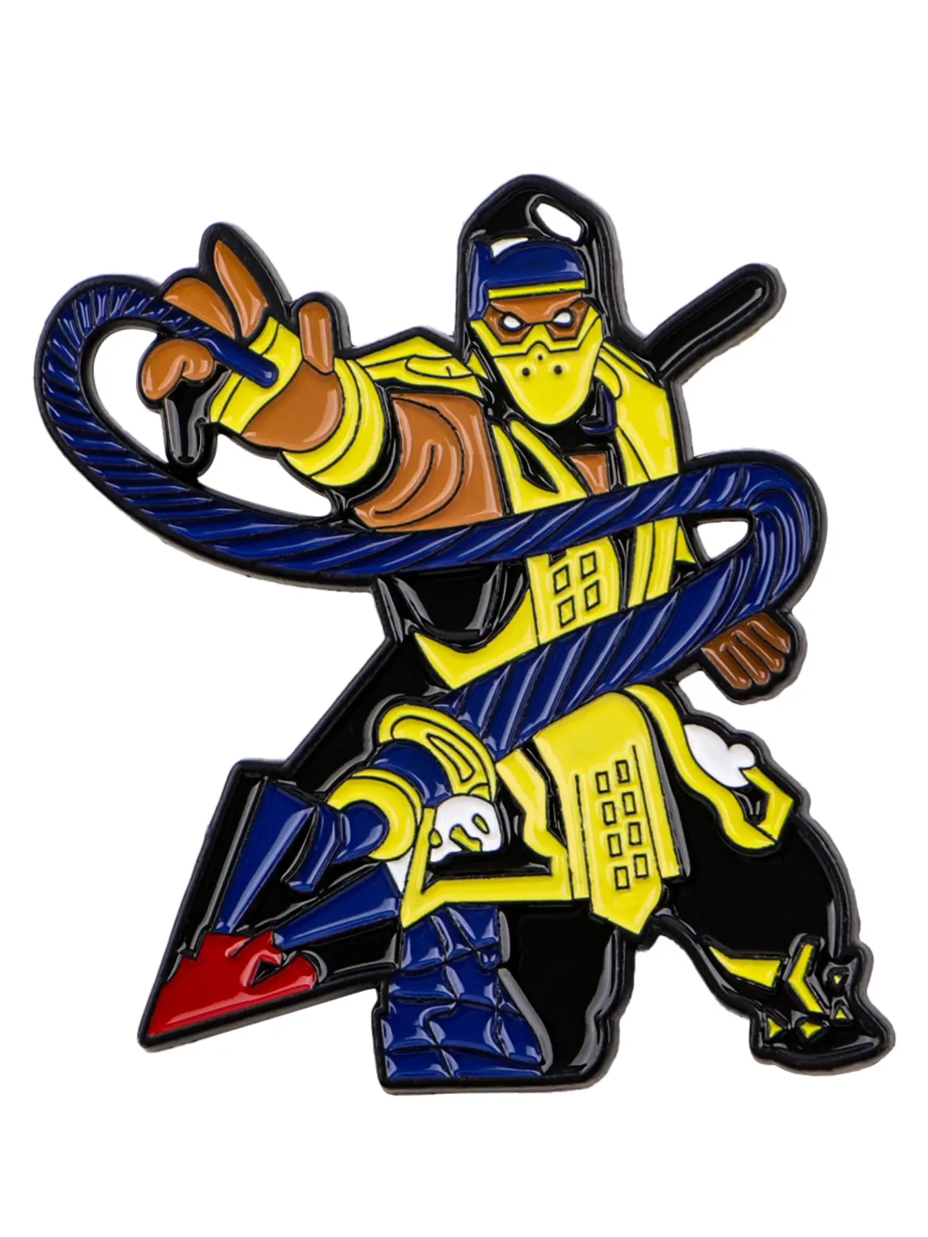 Cool Game Figure Brooch, Vintage Punk Design Badge, Decorative Badge, Perfect Party Accessory for Bags, Clothing & Hats, All Seasons Wear, Metal Pin, Badge Decoration