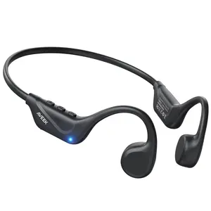 Bone Conduction Headphones Open-Ear Bluetooth-compatible Wireless Earbuds, 10-Hour Battery Life Waterproof Sports Earplugs for Running Cycling