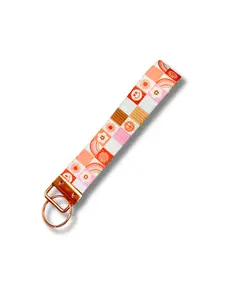 Retro Rainbow Key Fob