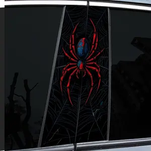2-Piece Starscream Design Creative Decal - High Gloss - Waterproof and Scratch Resistant - PVC - Sticker - - Self-Adhesive, Suitable for -b Rod - Door Post, etc. - Ideal for Vehicles - Wall and Window Glass Decor Decal for Cars
