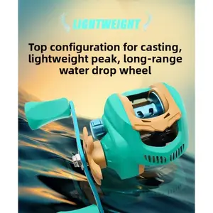 Green Macaron Baitcasting Reel, Full Metal Spool, Long Cast Anti-Backlash Versatile Fishing Reel