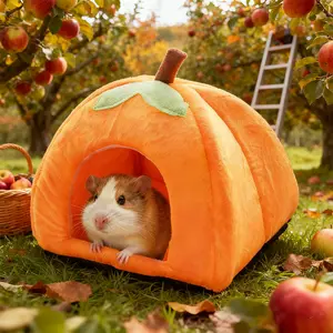 Detachable Strawberry Pet Nest for All Seasons, Universal Warm Cat Bed for Small Pets Like Chinchillas and Hedgehogs