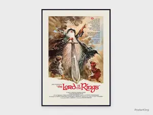 Lord Of The Rings 1978 Movie Original Vintage Poster