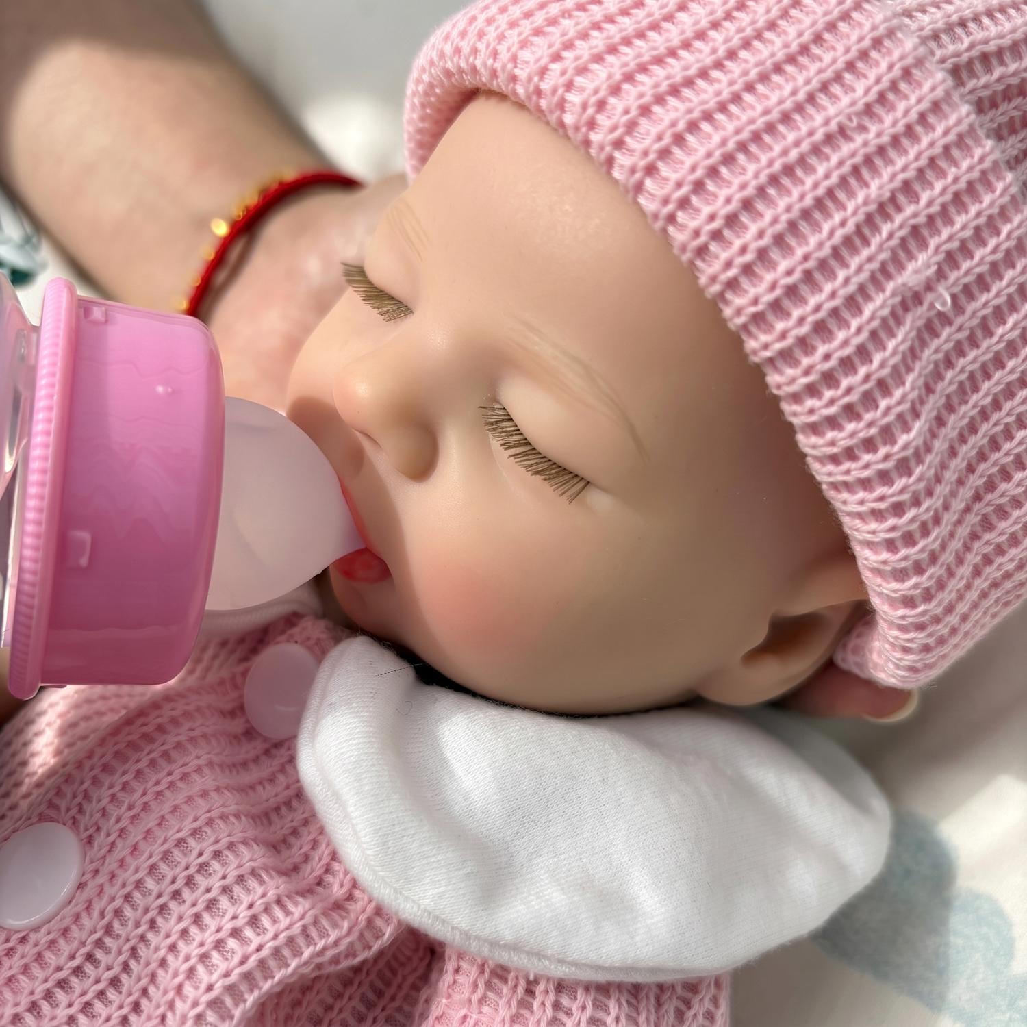 Summerwins Mayfair 13in/33cm Full-Body Silicone Reborn Girl Doll - 3.0lb Lifelike Newborn, Waterproof, BPA-Free, Flexible Movement, Drink Water & Pee Simulation Fun, No Hair Collectible for Collecting, Kids 3+, Lifelike Newborn Doll, Soft Dolls Summerwins Mayfair 13in/33cm Full-Body Silicone Reborn Girl Doll - 3.0lb Lifelike Newborn, Waterproof, BPA-Free, Flexible Movement, Drink Water & Pee Simulation Fun, No Hair Collectible for Collecting, Kids 3+, Lifelike Newborn Doll, Soft Dolls